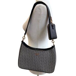 Vintage Y2K Guess Monogram Canvas Shoulder Bag